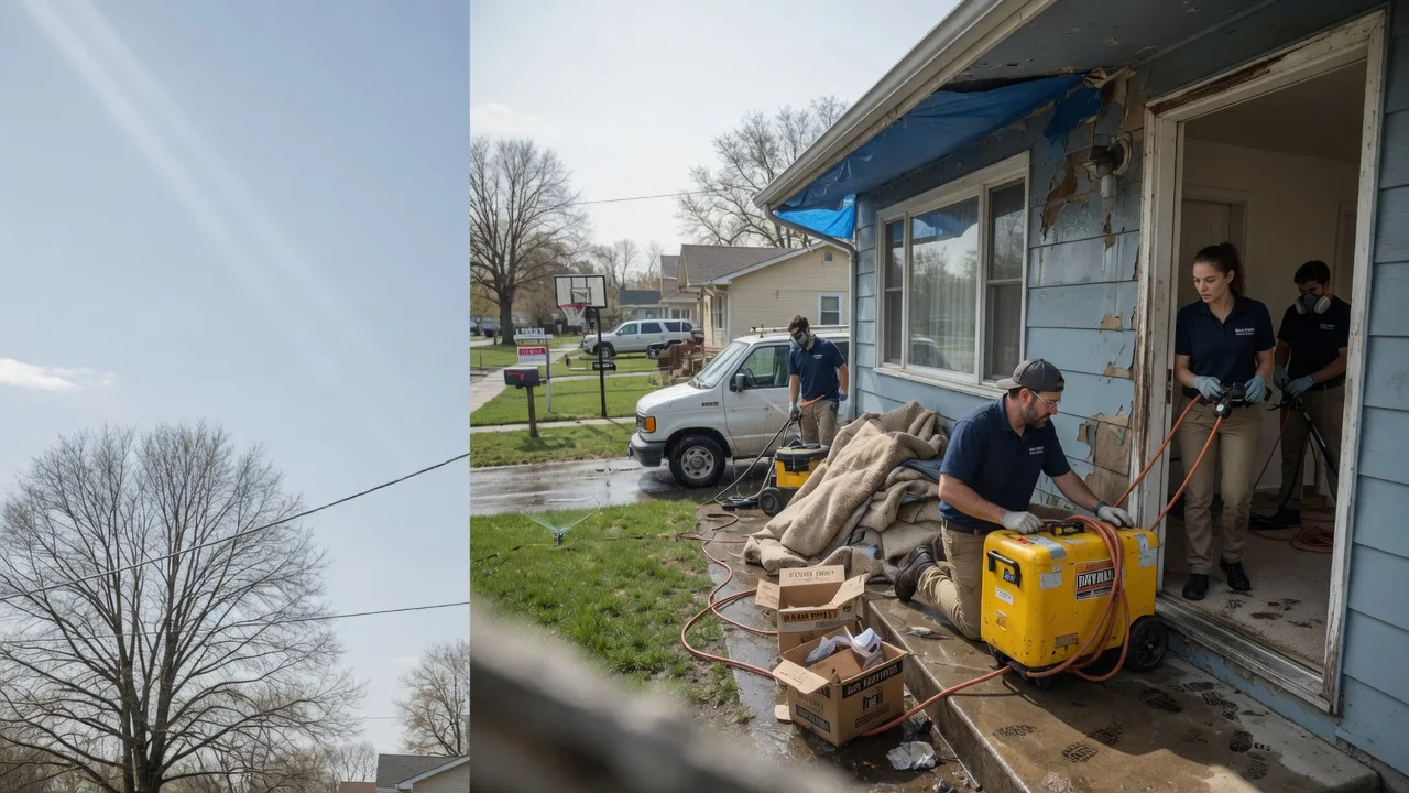 Basement Flood Cleanup in Weleetka, OK near me